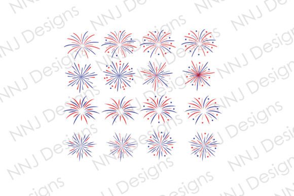 4th of July Fireworks SVG Bundle: Graphics & Illustrations for Real Projects