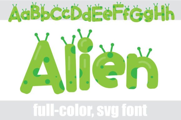 Alien Color Fonts for Creative Sellers