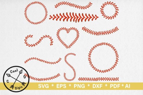 Baseball Softball Stitching Set: Graphics for Crafts
