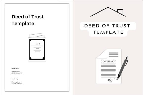Deed of Trust Contract Graphics & Graphic Templates