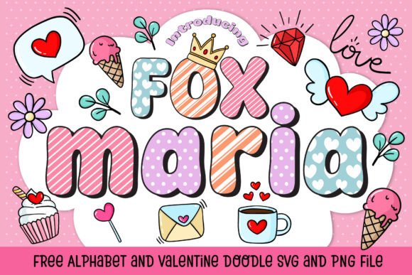 Fox Maria: A Playful Color Fonts Choice for Creative Sellers