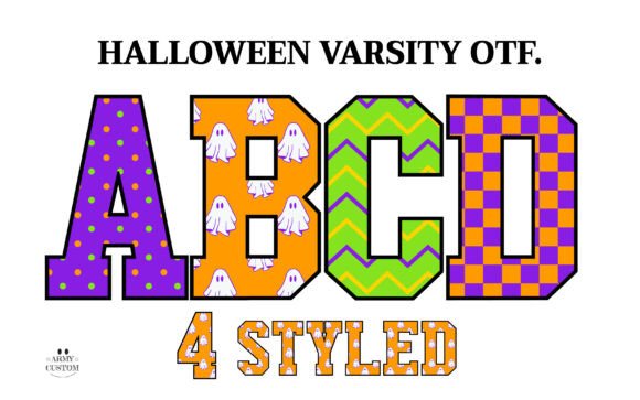 Halloweenvarsity Checkered: A Color Fonts Powerhouse for Editorial Design
