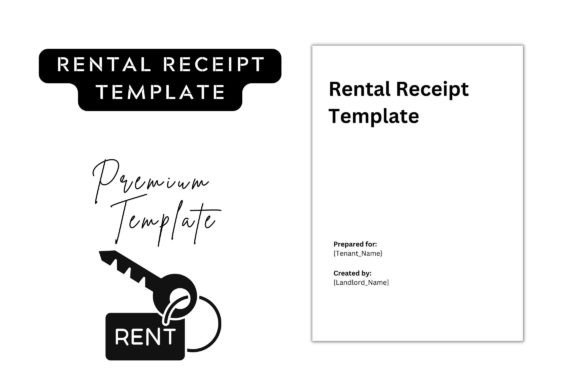 Printable Rental Receipt Template Graphics
