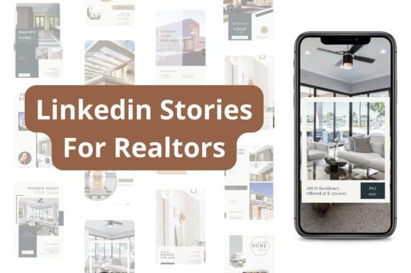 Realtor LinkedIn Stories Templates: Graphics for Local Branding