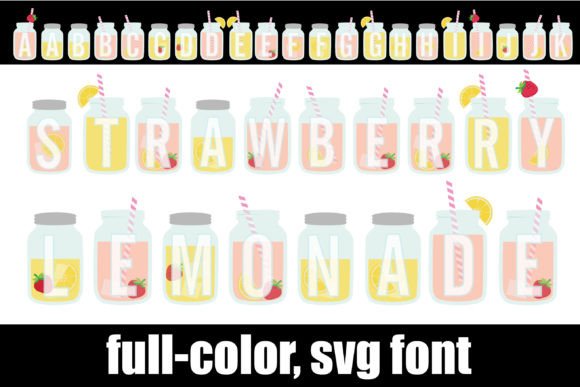 Strawberry Lemonade: A Refreshing Font for Embroidery Projects