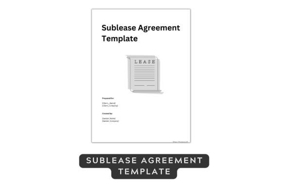 Sublease Agreement PDF: Graphics & Graphic Templates