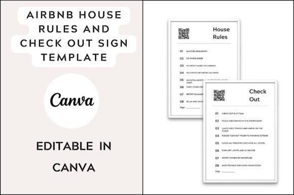 Superhost Vacation Rental House Rules Graphics