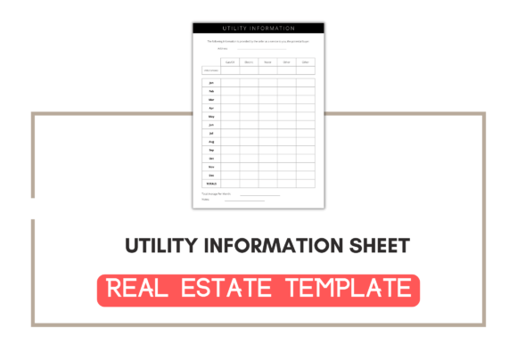 Utility Information Sheet Checklist: Graphics & Graphic Templates