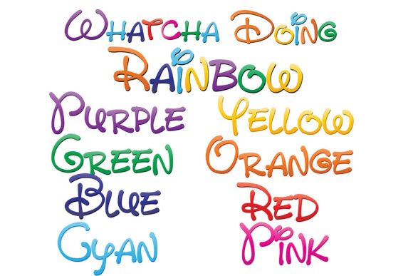 Whatcha Doing Fonts: Color Fonts That Pop